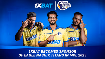 Maharashtra Premier League ईगल नाशिक टायटन्सना मिळाला नवा साथीदार, 1xBat