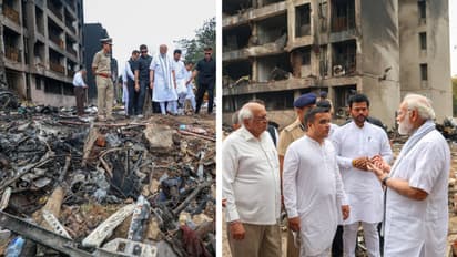 PM Modi visit Ahmedabad Air India Plane crash site