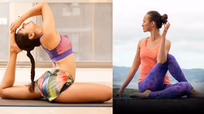 Yoga Day 2025 : हार्मोनल संतुलनासाठी करा ही 5 सोपी योगासने, तरुणींनी आवश्य करा