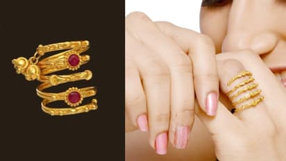 lightweight 2 gm gold ring gift for baby girl