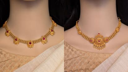20 gram gold necklace design for bride 2025