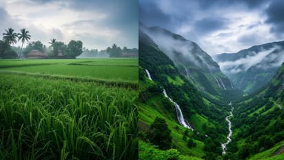 beautiful monsoon view