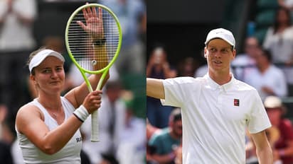 Barbora Krejcikova and Jannik Sinner