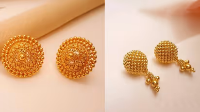 5 gram gold studs design 