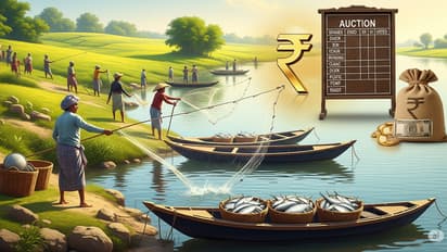 up fish farming auction tamsa river mau july 2025 opportunity