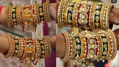 Best Rajputi chura set for monsoon festivals