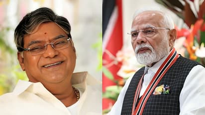 Telugu actor Kota Srinivasa Rao and PM Modi
