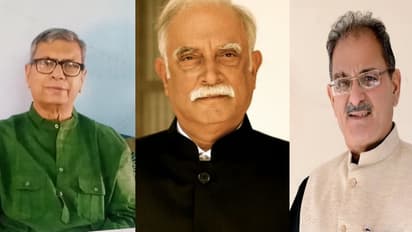 Prof Ashim Kumar Ghosh, Pusapati Ashok Gajapathi Raju and Kavinder Gupta