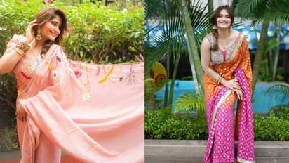  Aarti Singh saree in the month of Sawan 