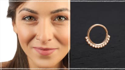 Buy hoop nose ring online under 3000