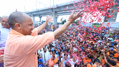 cm yogi kanwar yatra 2025 meerut flower shower warning