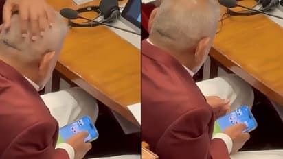 Video of Maharashtra Agriculture Minister Manikrao Kokate allegedly playing rummy in the Assembly