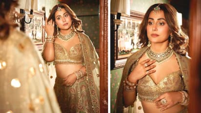 Blouse Design idea from actress Hina Khan 