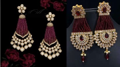 trendy pasha earring design for sawan saree