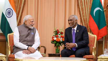 PM Modi and Muhammed Muizziu