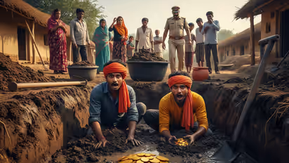 treasure found in aligarh up sovereign coins discovered during excavation