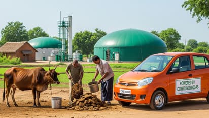 cow dung biogas up panchgavya yojana rural energy model