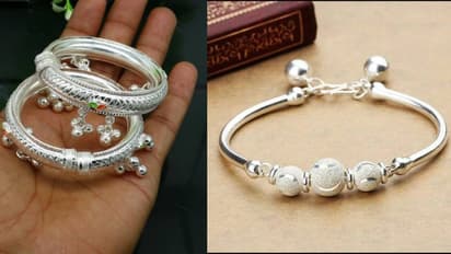 baby girl silver bangles design