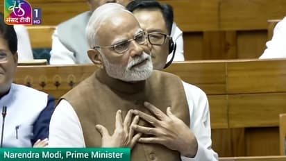 PM Modi in Lok Sabha