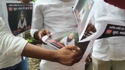 dimple yadav controversy sajid comment protest lucknow