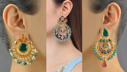Stylish chandbali to match Rakhi saree or suit