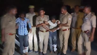 deoria crime news cow smugglers fire on police two injured arrested