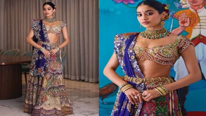 janhvi kapoor 7 lehenga designs