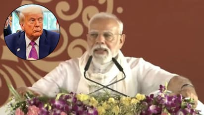 pm modi speech varanasi swadeshi vs trump dead economy