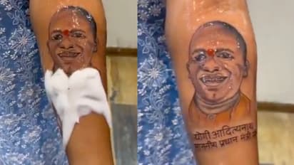 lucknow girl yogi adityanath tattoo viral video