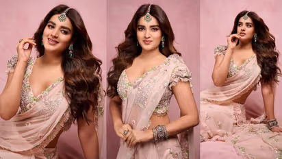 Nidhi Agarwal hairstyle tutorial for festive and party events