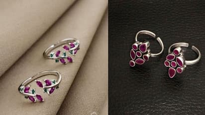 एडजस्टेबल सिल्वर बिछिया