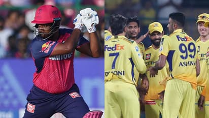 Sanju Samson and CSK players