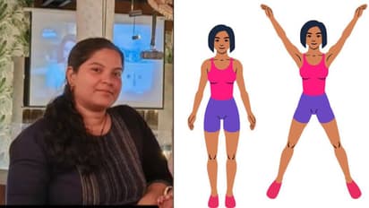 women lose 19 kilo weight from 10 exercise