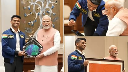 PM Modi meets Shubhanshu Shukla