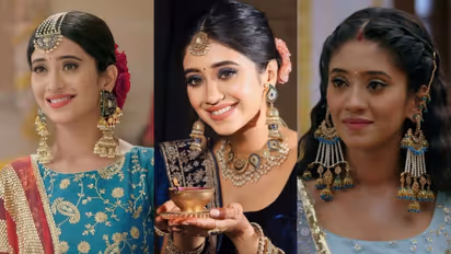 Shivangi Joshi artificial earring designs for traditional wear