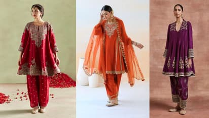 Best flared suits for festive Ganesh Chaturthi celebrations