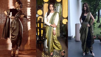 Ganesh Chaturthi Dhoti Saree Idea