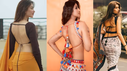 backless blouse designs