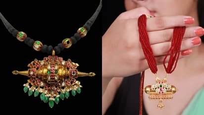 Stylish Dholna Mangalsutra design for Hartalika Teej 2025