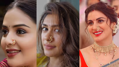 Latest artificial Marathi Nath designs for Ganesh Chaturthi