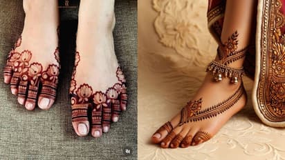 foot mehndi design ideas for Hartalika Teej 