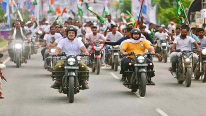 Rahul Gandhi Tejashwi Yadav Purnia rally