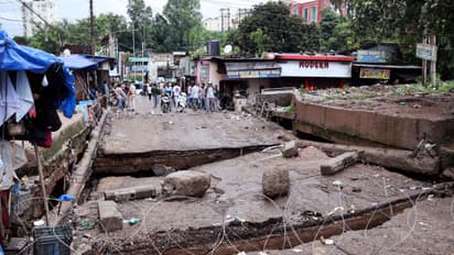 Bridge Near Jammu Bus Stand Collapses Due to Heavy Rain