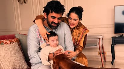 Zaheer Khan reveals little son pics