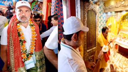 rahul gandhi visit janki mandir, bihar