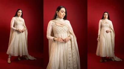 Karishma Kapoor inspired ethnic suit for Ganesh Visarjan look