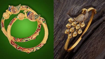 Peacock design Kada and Bracelets