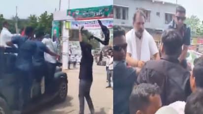 Black flags shown to Rahul Gandhi Bihar