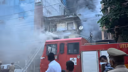 noida sector 7 ortho company fire