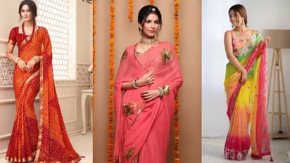 fancy and latest chiffon sarees